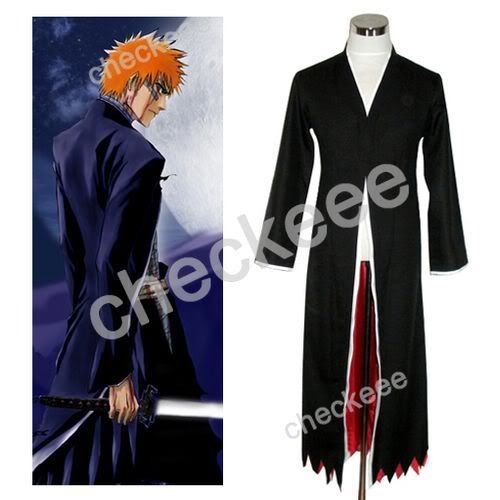 Bleach Ichigo Kurosaki Men S Bankai Form Cosplay Costume Photo By Checkeee Photobucket